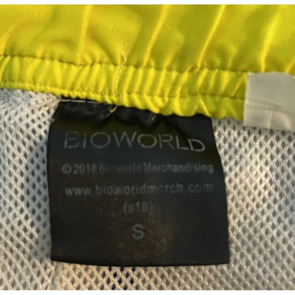 Bioworld Men's Swim Board Shorts Trunks Pineapple Drink Kitty Cat Size Small